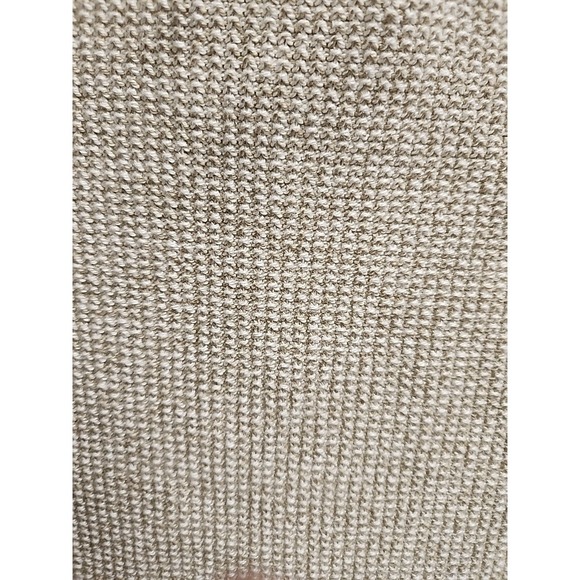 Eddie Bauer Button Front Sweater Vest Mens Med Cream Boho Retro 90s Y2K Casual - Picture 8 of 9